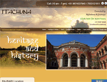 Tablet Screenshot of itachunarajbari.com